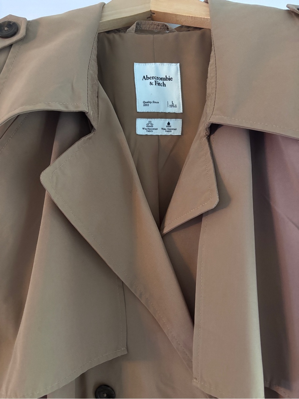 Abercrombie & Fitch Women's Carrie Trench Coat